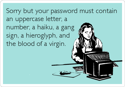 Password Must Contain...